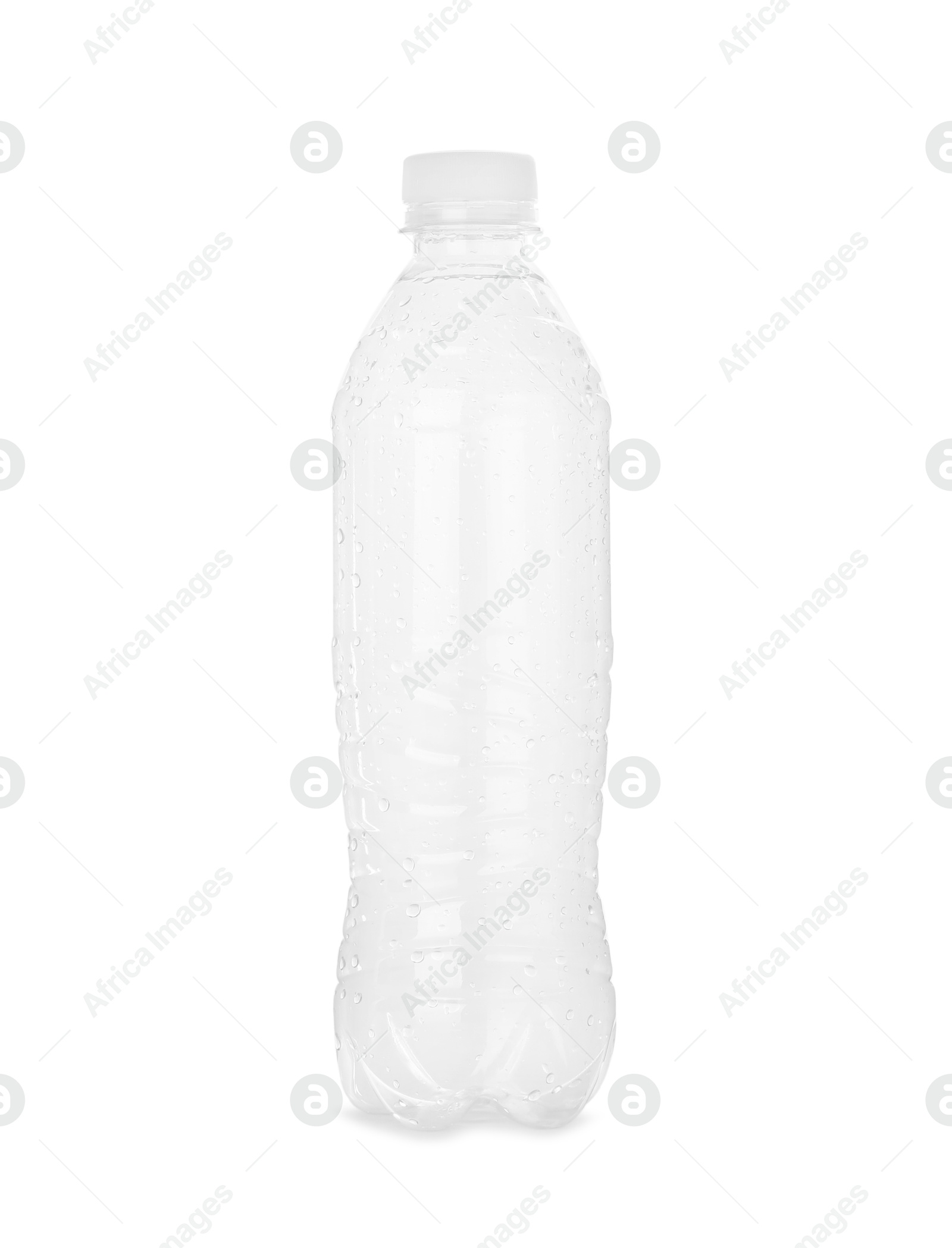 Photo of Plastic bottle of water isolated on white