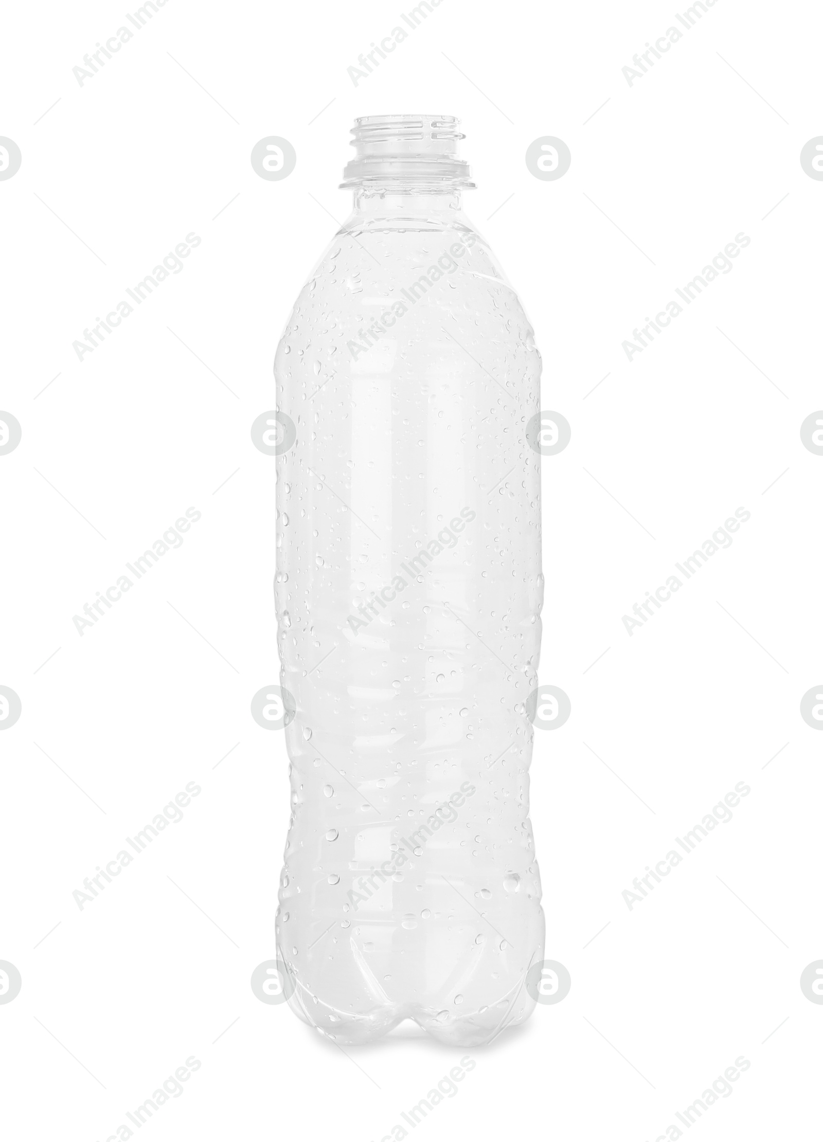 Photo of Plastic bottle of water isolated on white