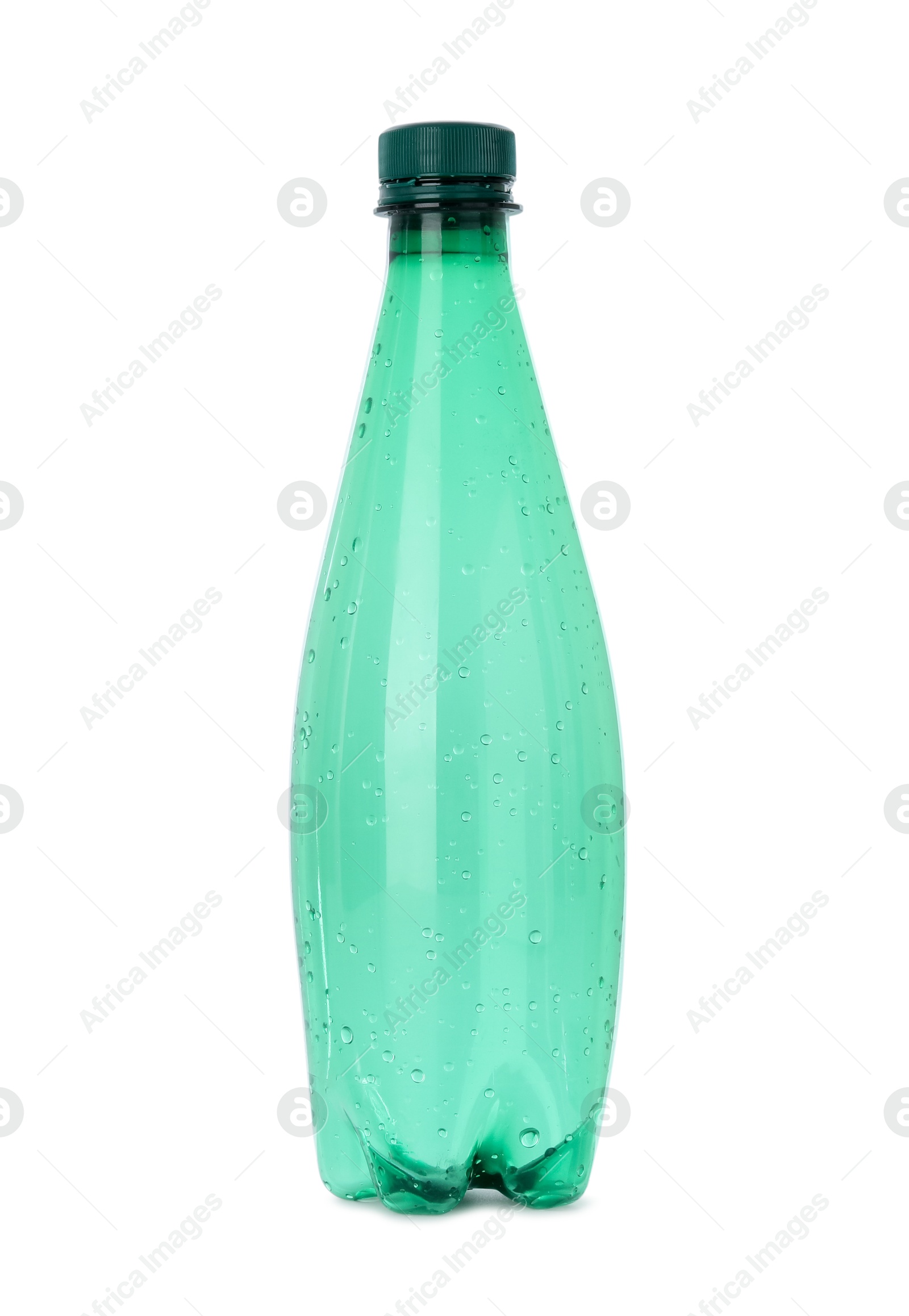 Photo of Plastic bottle of water isolated on white