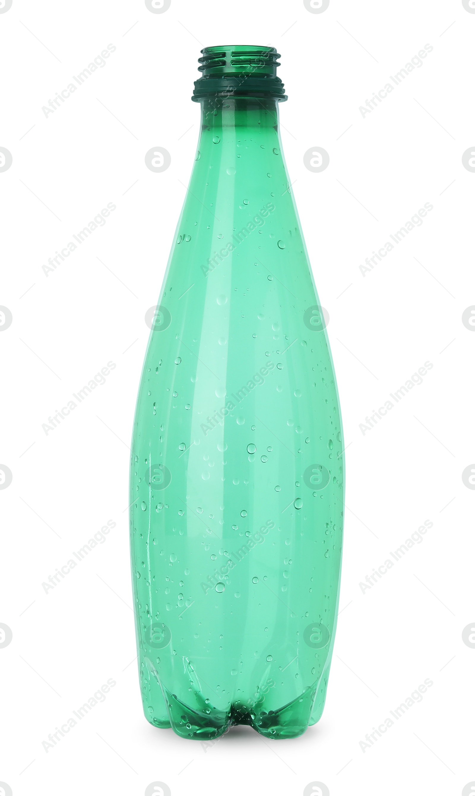 Photo of Plastic bottle of water isolated on white