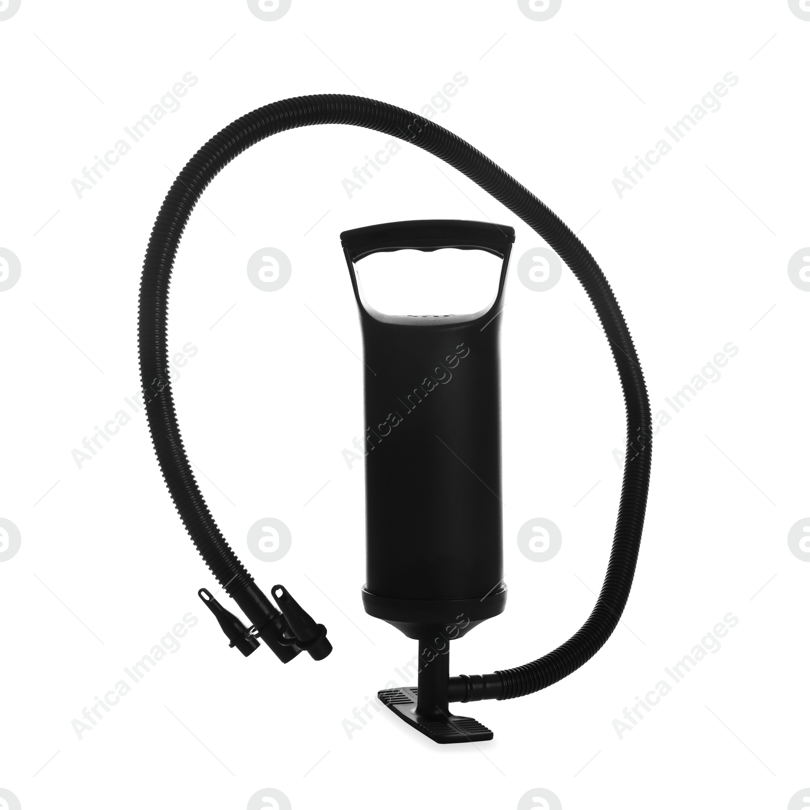 Photo of One manual air pump isolated on white