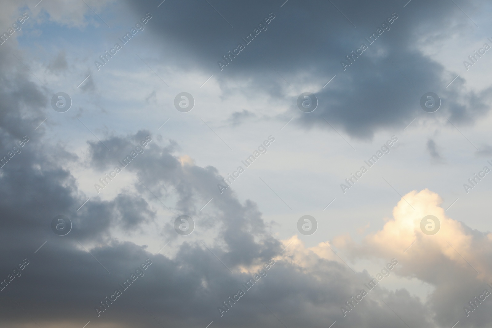 Photo of Beautiful view of sky with fluffy clouds