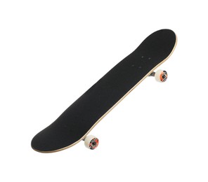 Photo of One skateboard isolated on white. Sports equipment