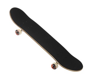 Photo of One skateboard isolated on white. Sports equipment