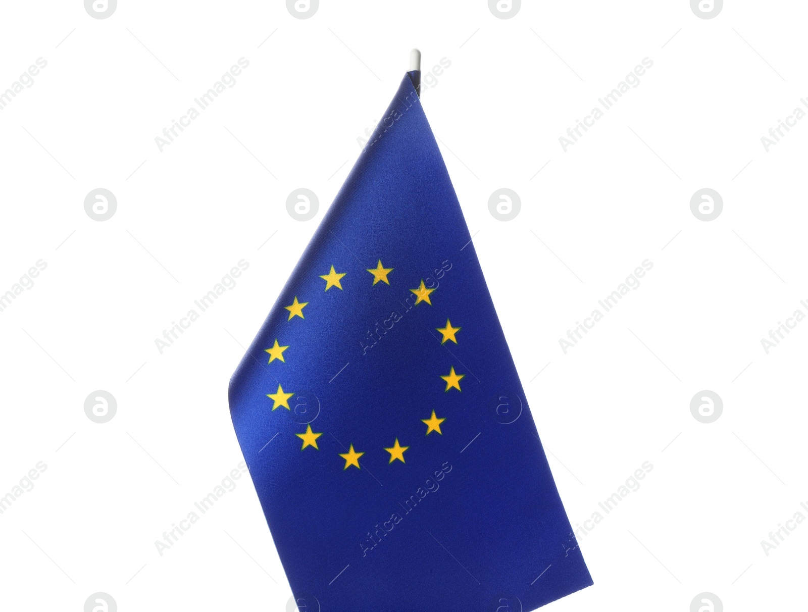 Photo of Flag of European Union isolated on white