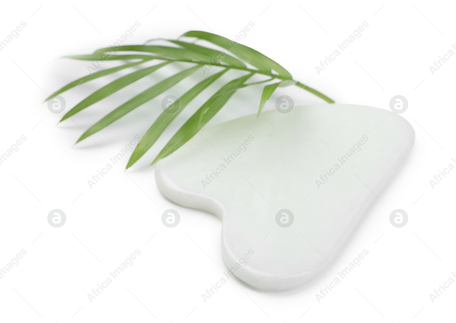 Photo of One gua sha tool isolated on white