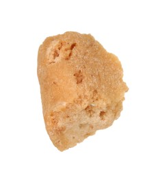 Photo of Piece of traditional Italian almond biscuit (Cantucci) isolated on white