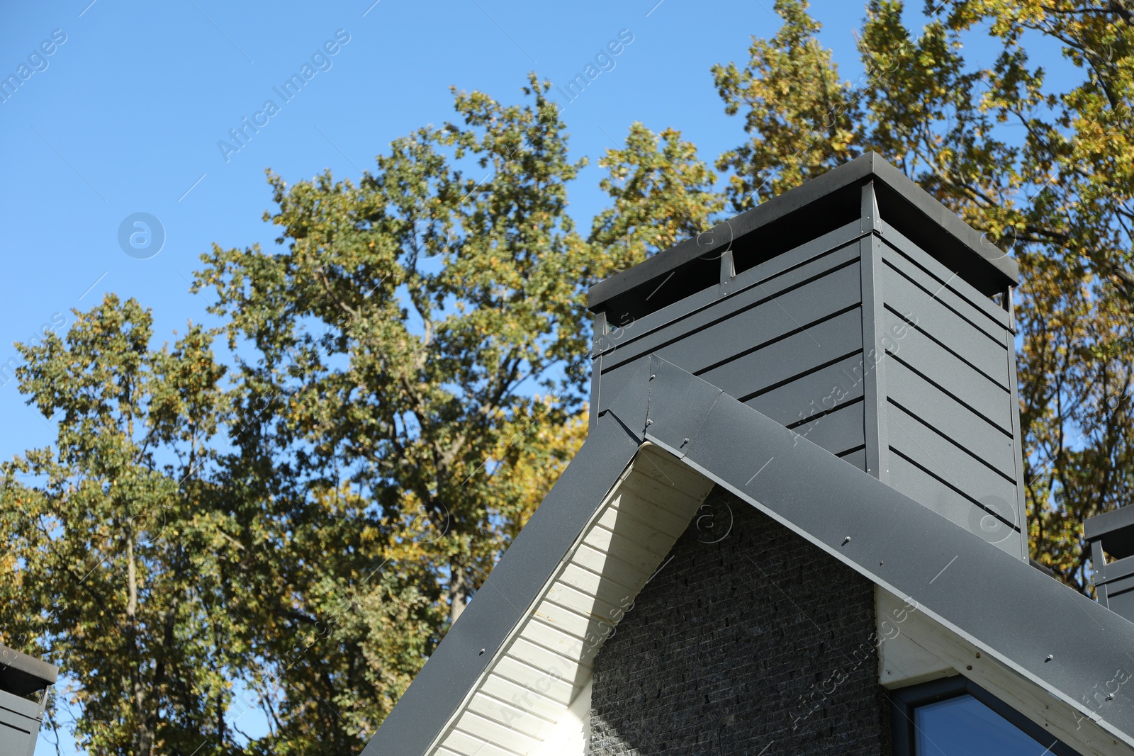 Photo of Closeup view of modern hotel building outdoors