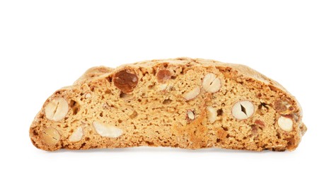 Photo of Traditional Italian almond biscuit (Cantucci) isolated on white