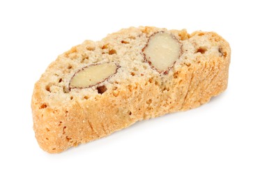 Photo of Traditional Italian almond biscuit (Cantucci) isolated on white