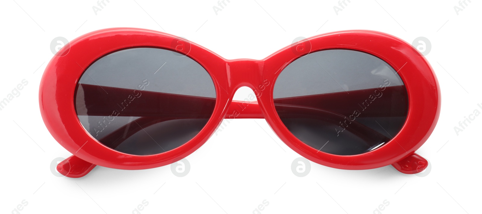 Photo of Stylish sunglasses isolated on white. Elegant accessory