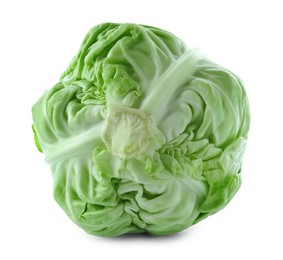 Photo of Whole head of cabbage isolated on white