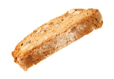 Photo of Traditional Italian almond biscuit (Cantucci) isolated on white