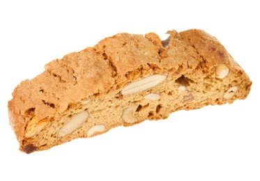 Photo of Traditional Italian almond biscuit (Cantucci) isolated on white