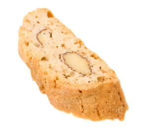 Photo of Traditional Italian almond biscuit (Cantucci) isolated on white