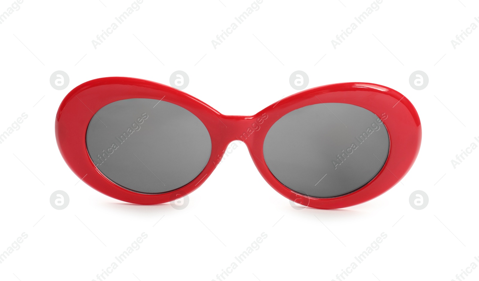 Photo of Stylish sunglasses isolated on white. Elegant accessory