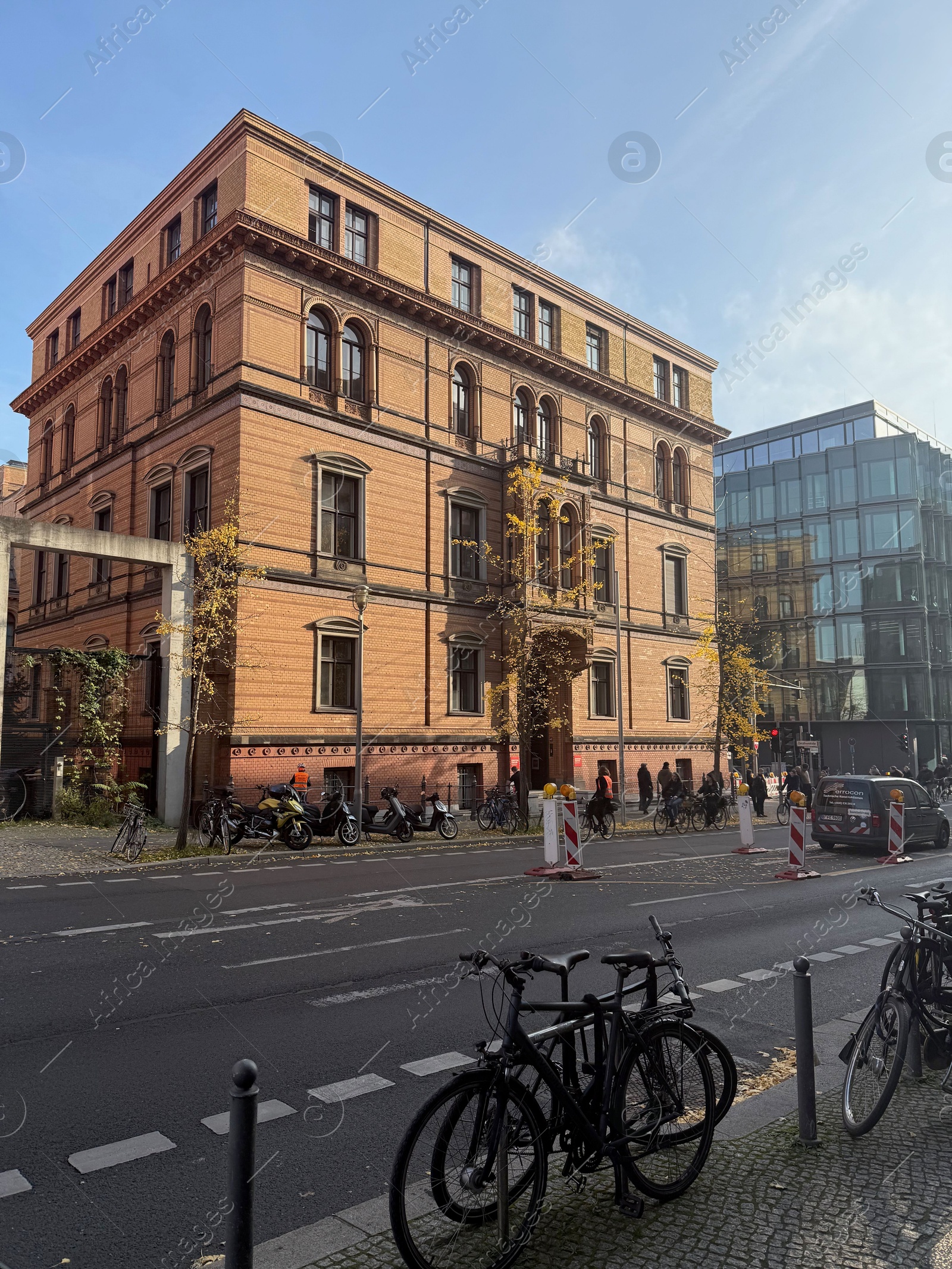 Photo of Berlin, Germany - November 05, 2024: Exterior view of Einstein Center Digital Future