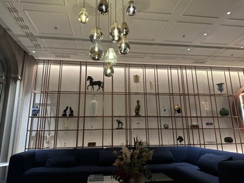 Photo of Berlin, Germany - November 05, 2024: View of lobby in hotel Luc, Autograph Collection