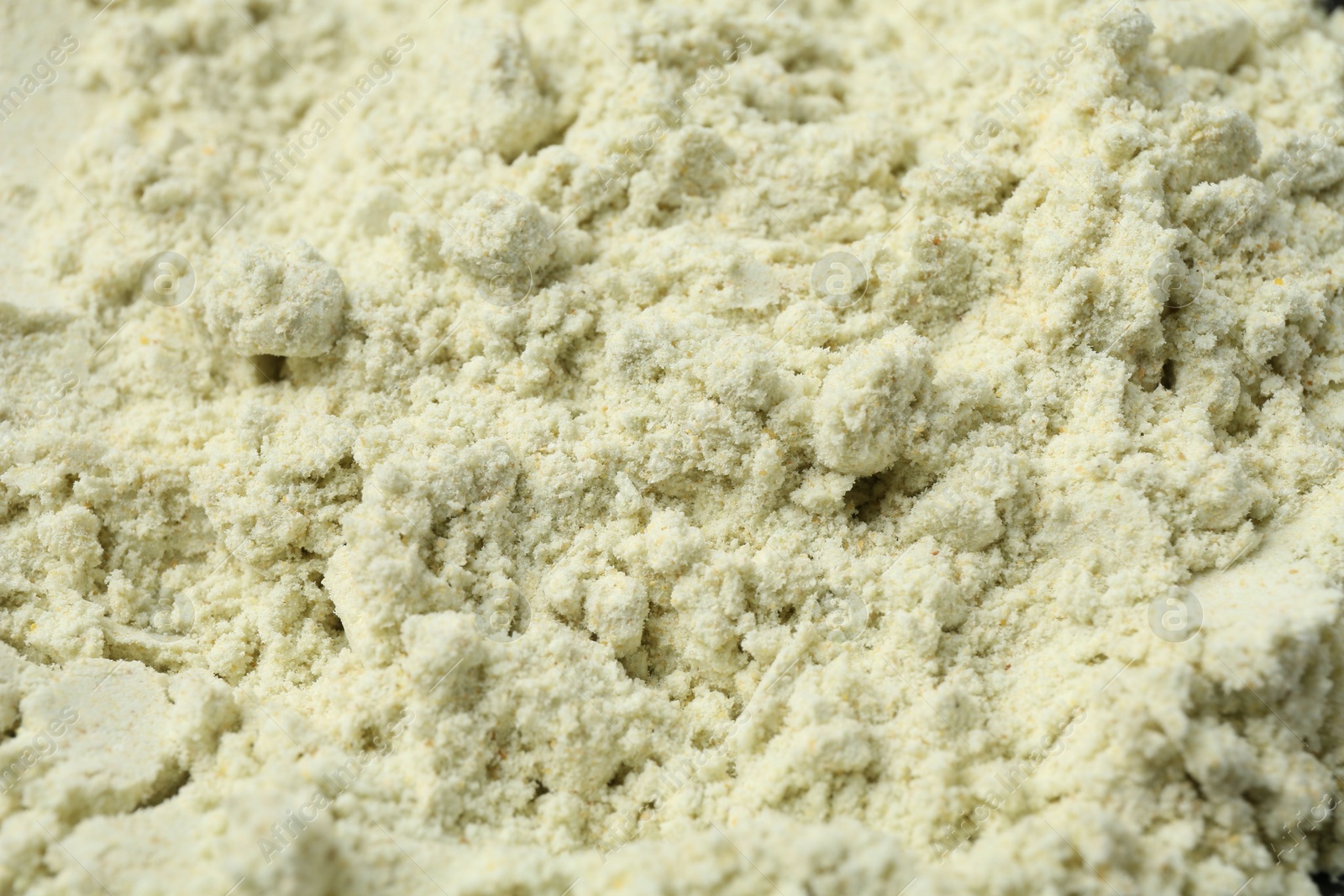 Photo of Dry wasabi powder as background, closeup view