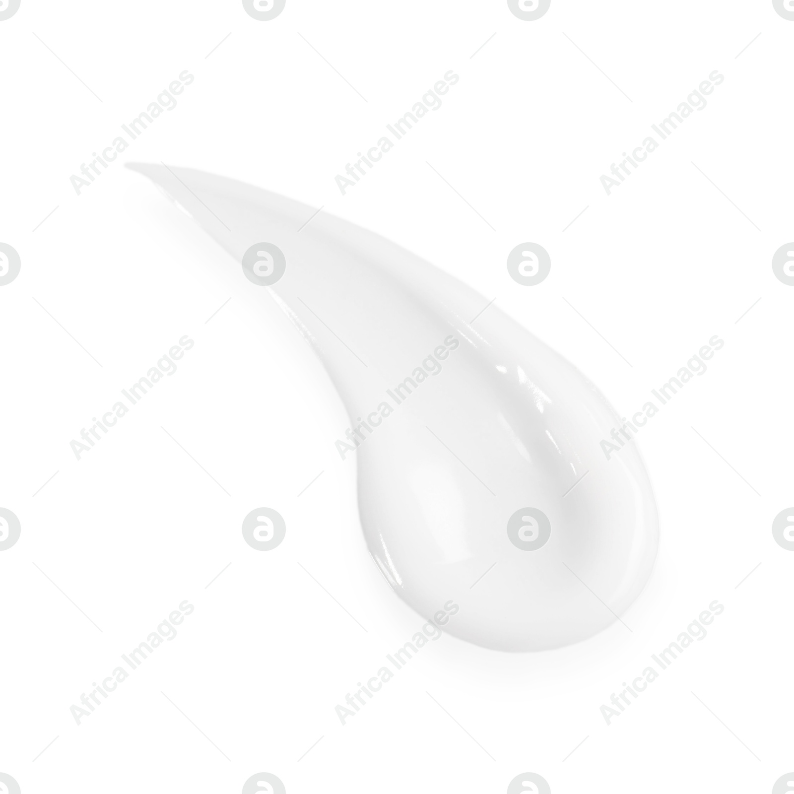 Photo of Smear of cosmetic product isolated on white