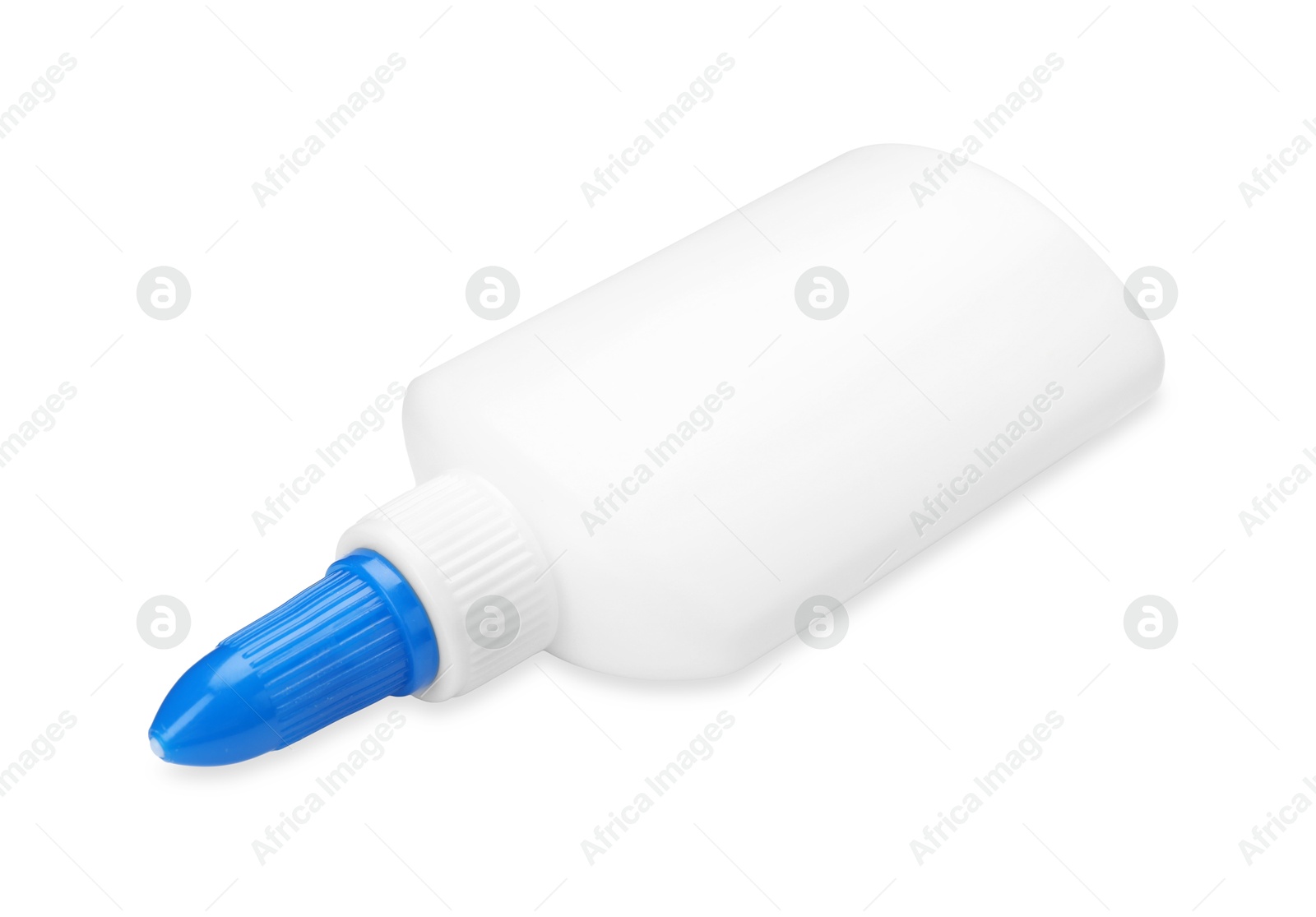 Photo of One bottle of glue isolated on white