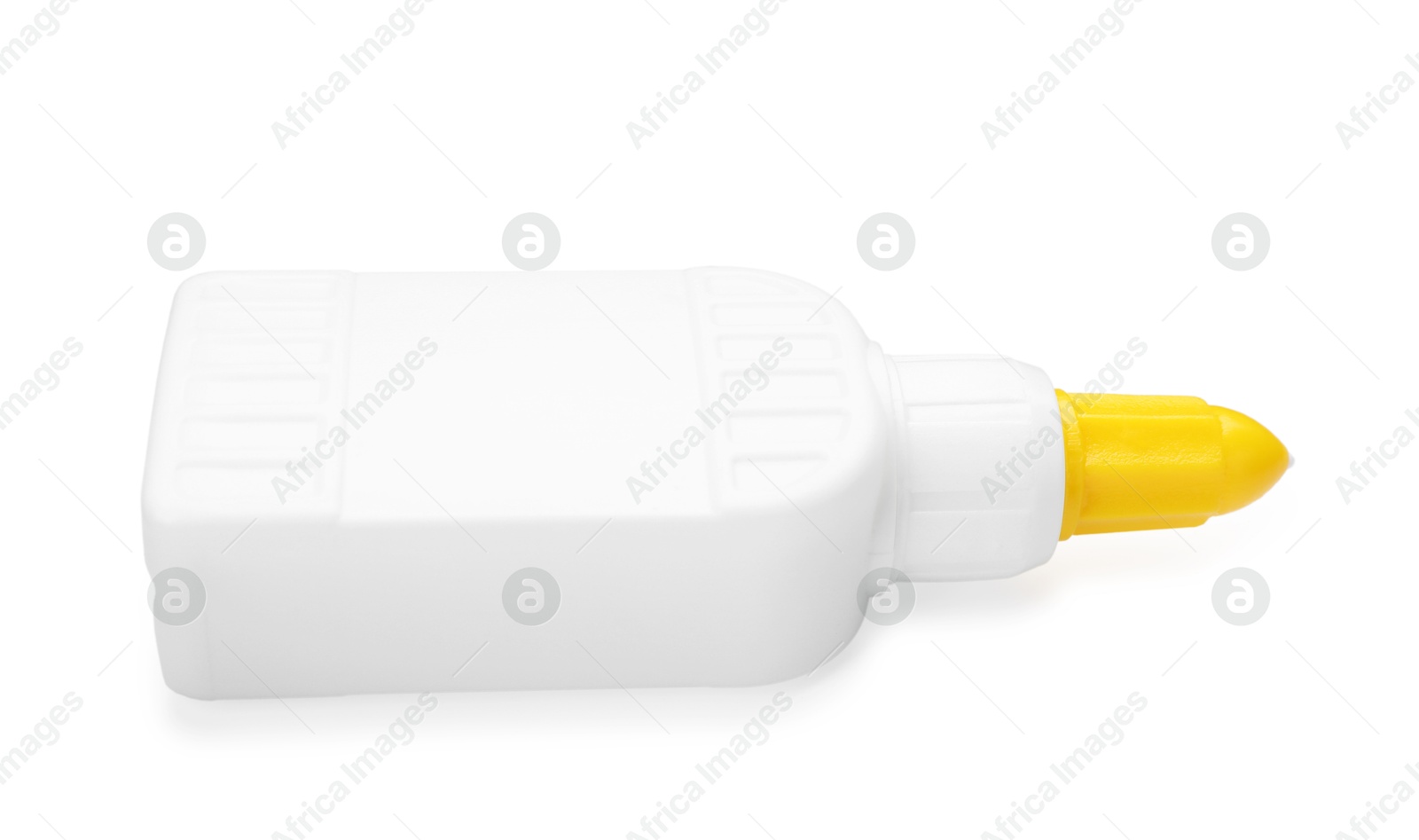 Photo of One bottle of glue isolated on white