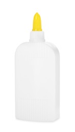 Photo of One bottle of glue isolated on white