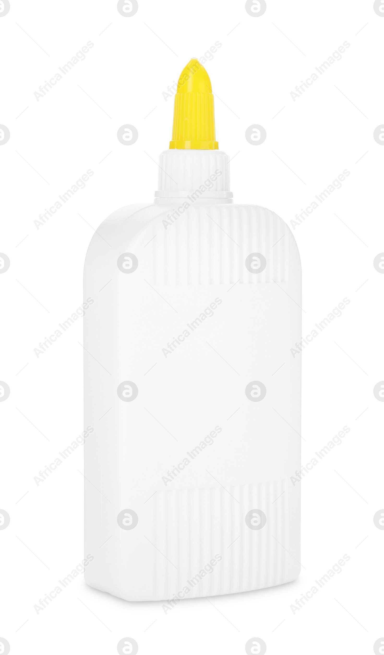 Photo of One bottle of glue isolated on white