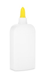 Photo of One bottle of glue isolated on white