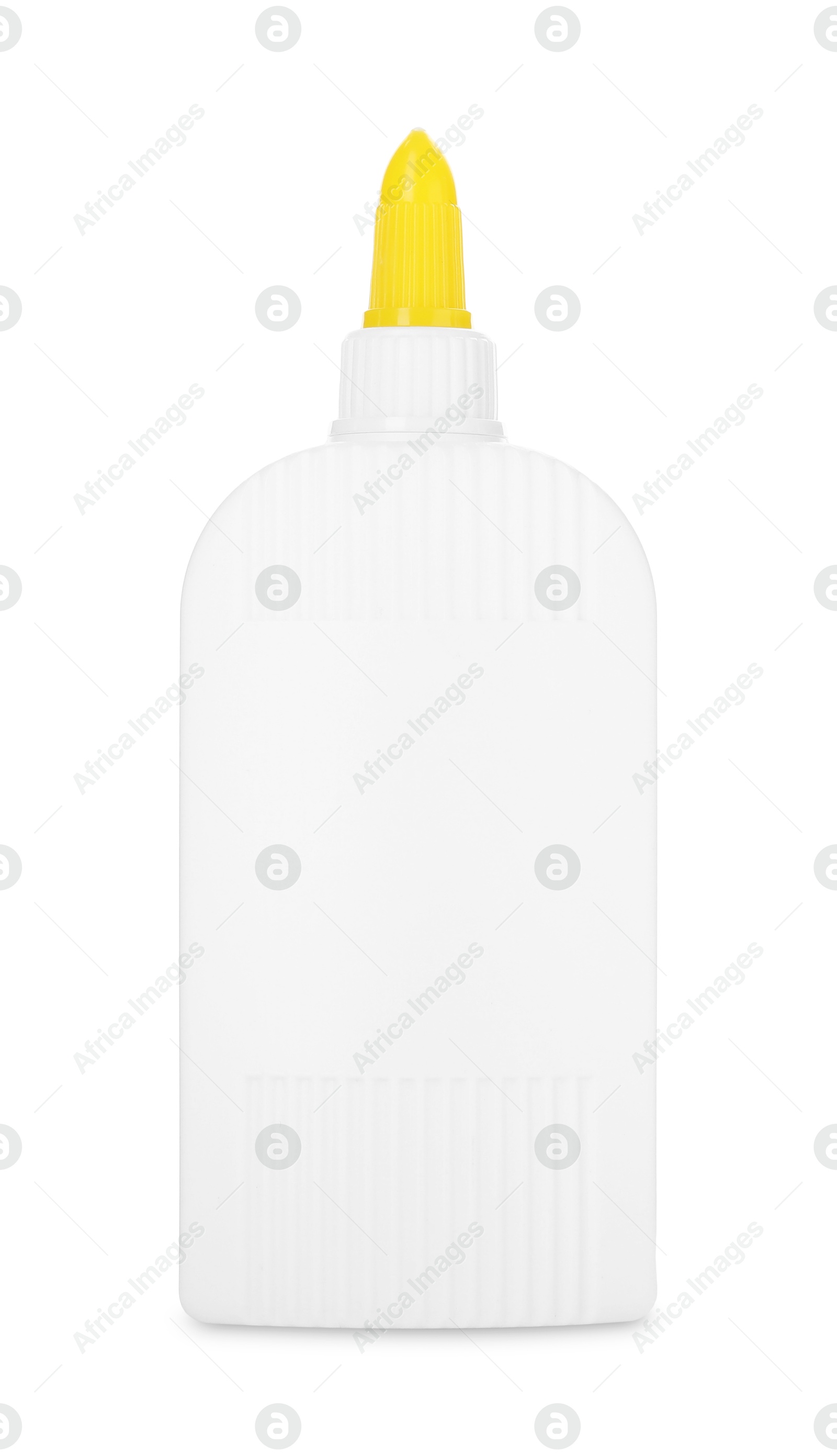 Photo of One bottle of glue isolated on white