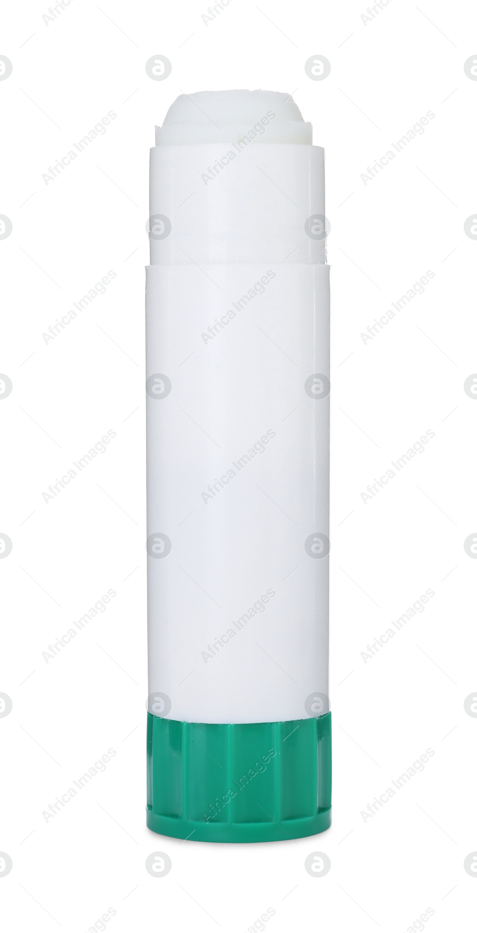 Photo of One glue stick isolated on white. Adhesive material