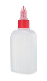 Photo of One bottle of glue isolated on white