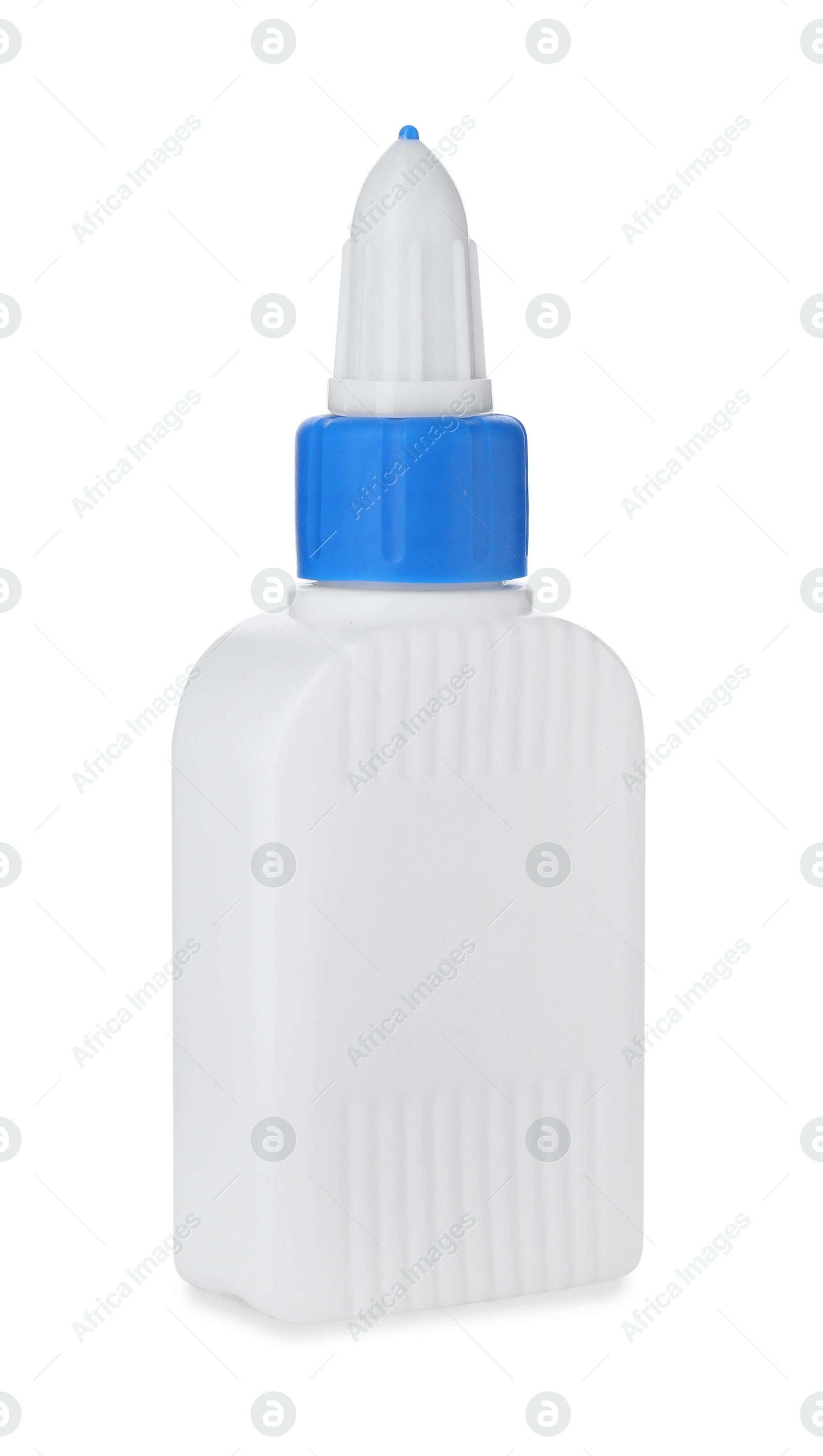 Photo of One bottle of glue isolated on white