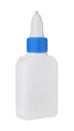 Photo of One bottle of glue isolated on white