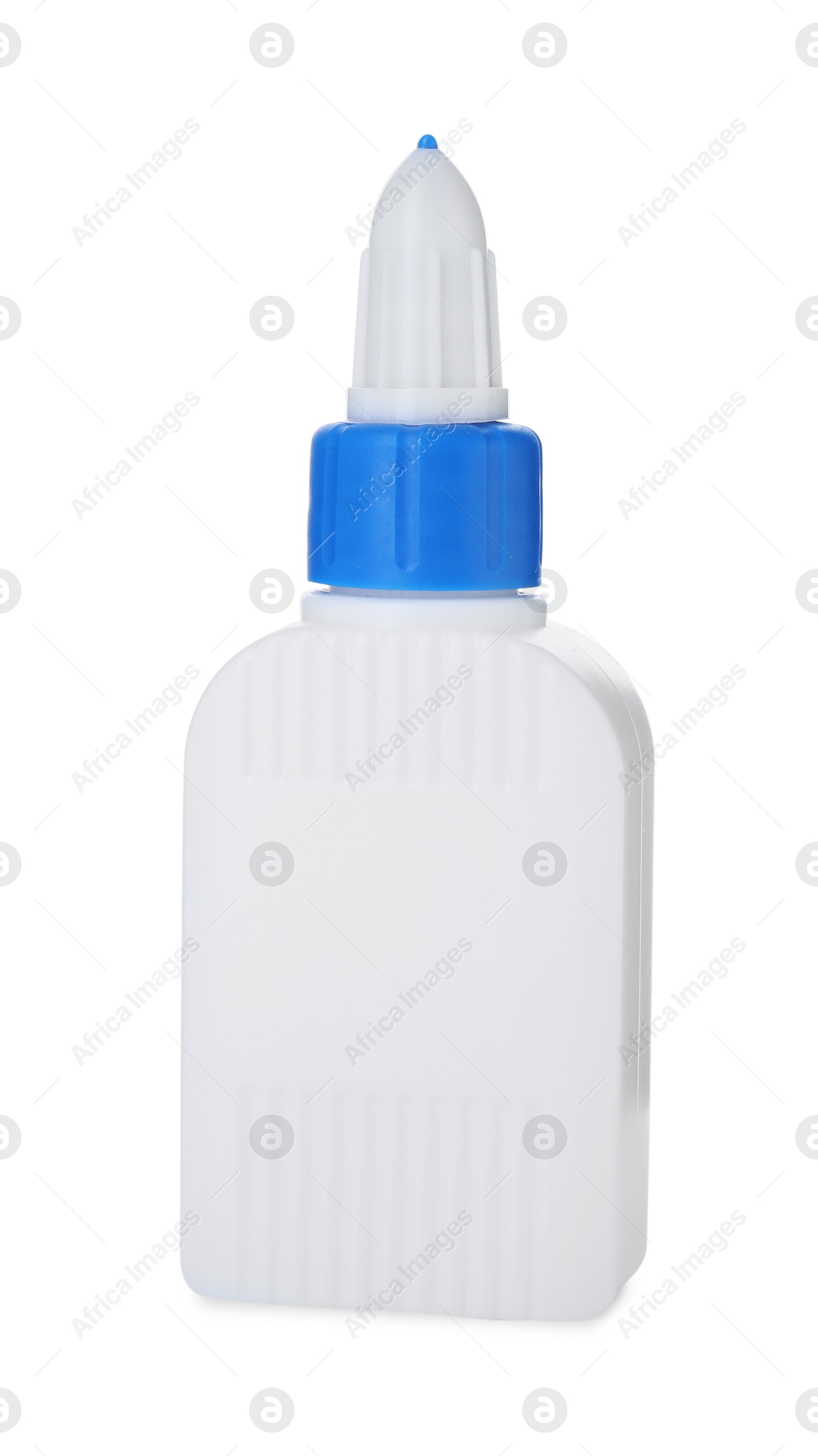 Photo of One bottle of glue isolated on white