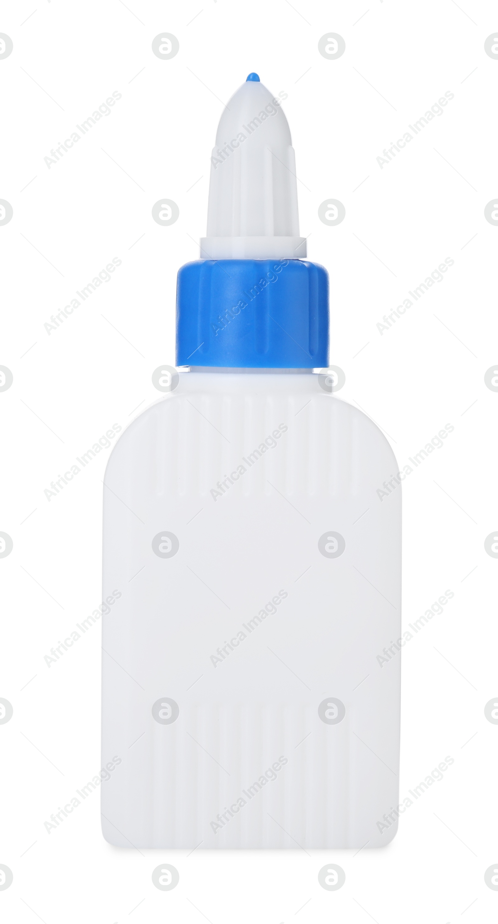 Photo of One bottle of glue isolated on white