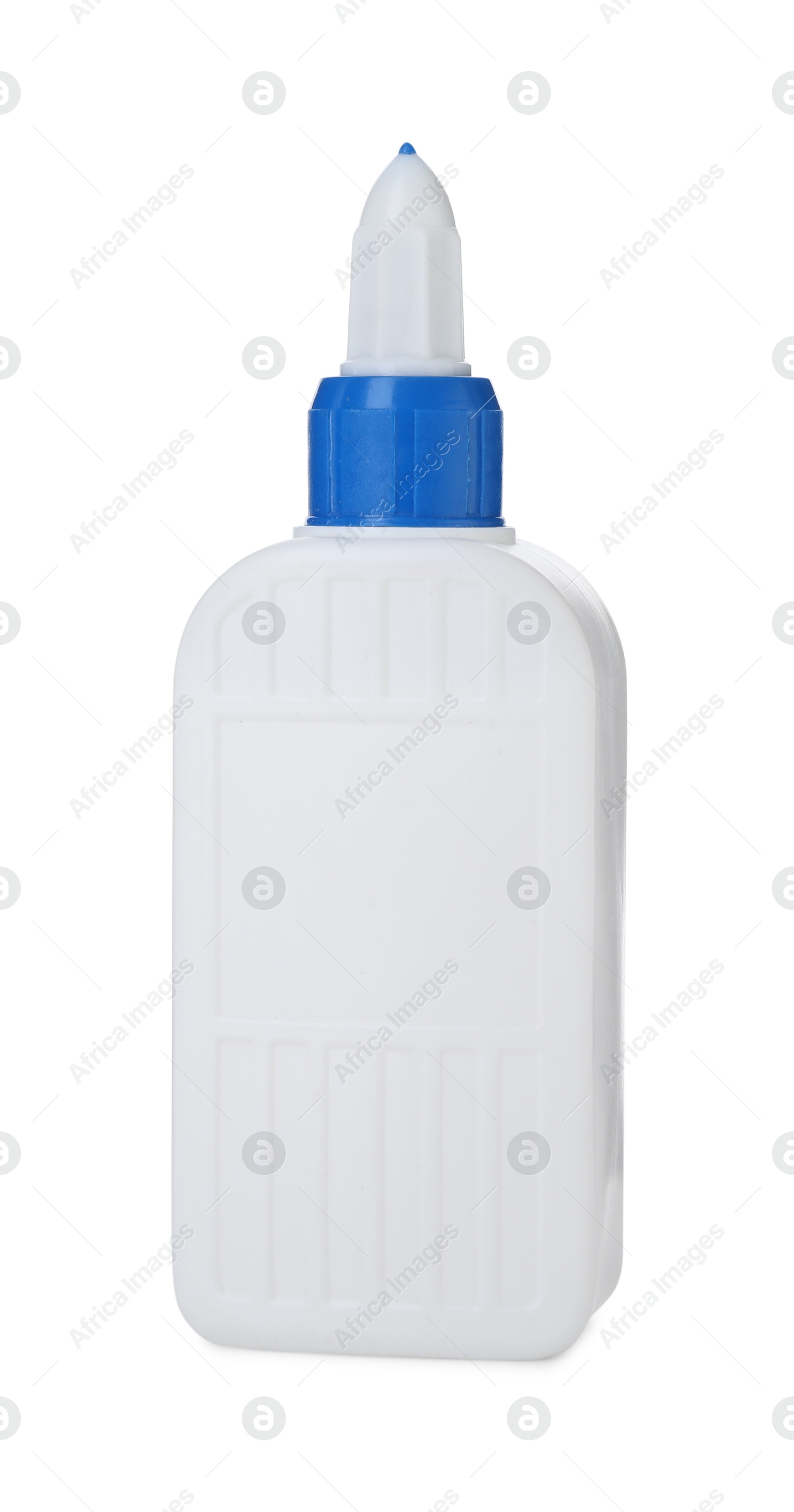 Photo of One bottle of glue isolated on white