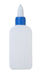 Photo of One bottle of glue isolated on white