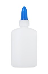 Photo of One bottle of glue isolated on white