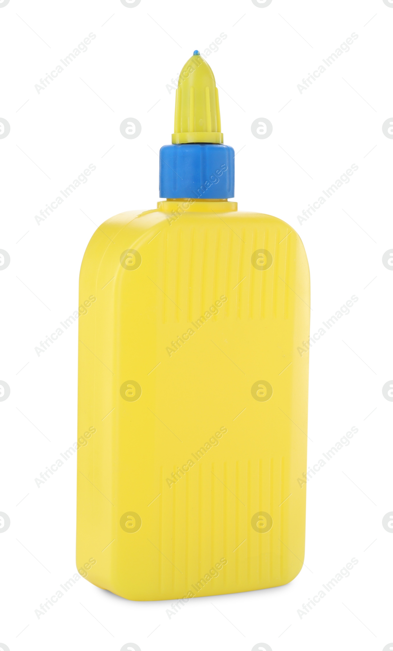 Photo of One bottle of glue isolated on white