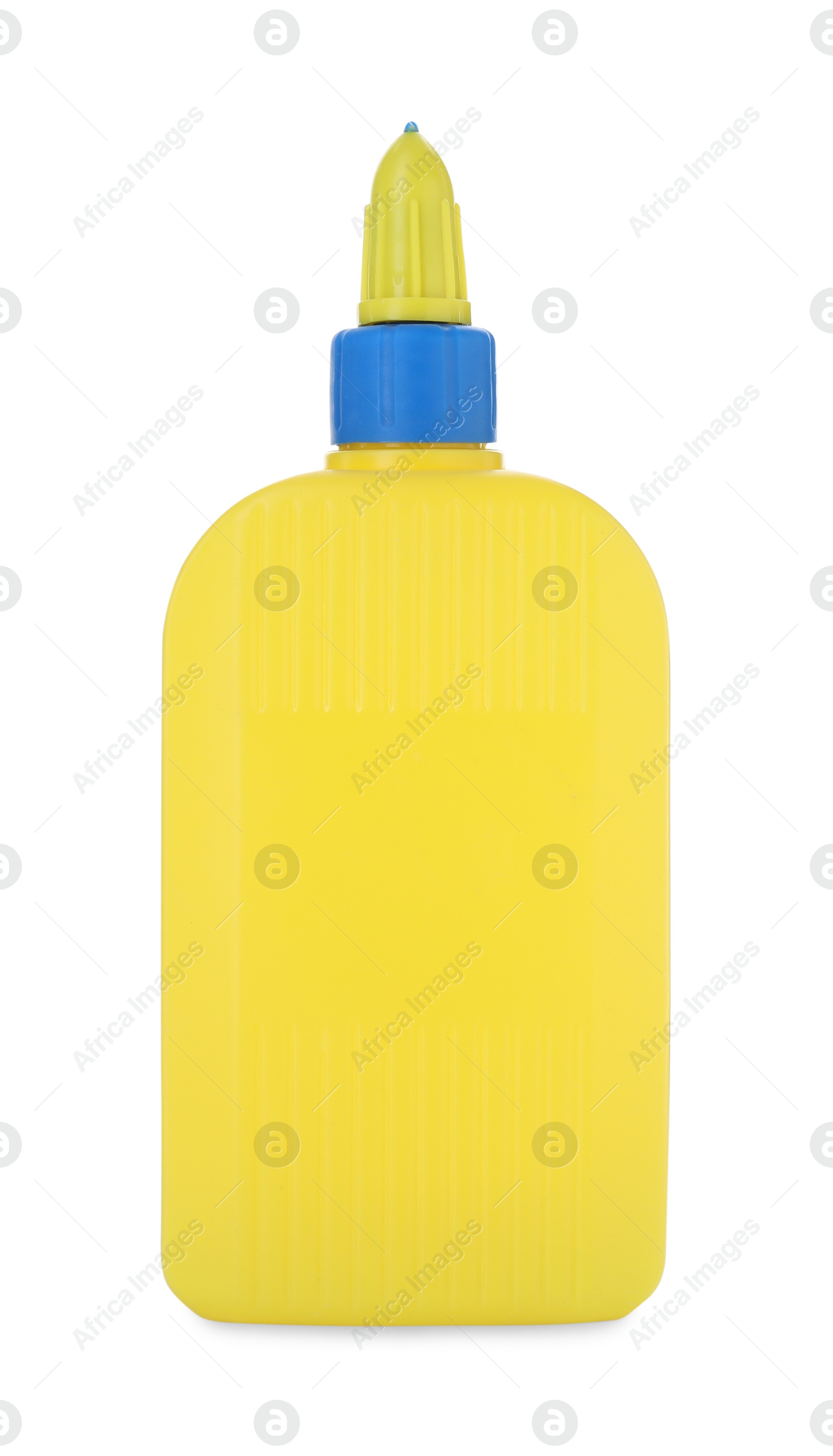 Photo of One bottle of glue isolated on white