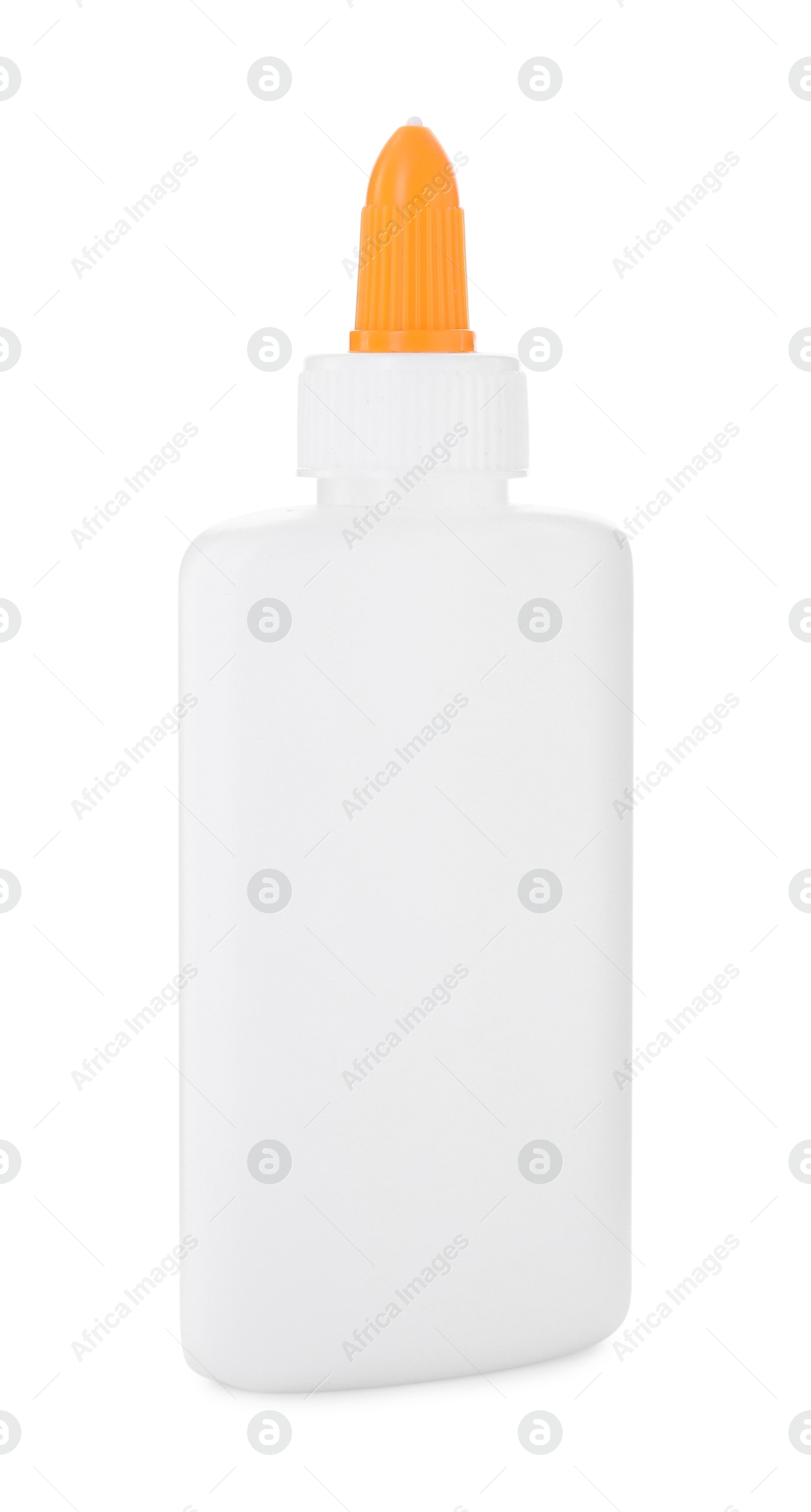 Photo of One bottle of glue isolated on white