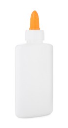 Photo of One bottle of glue isolated on white