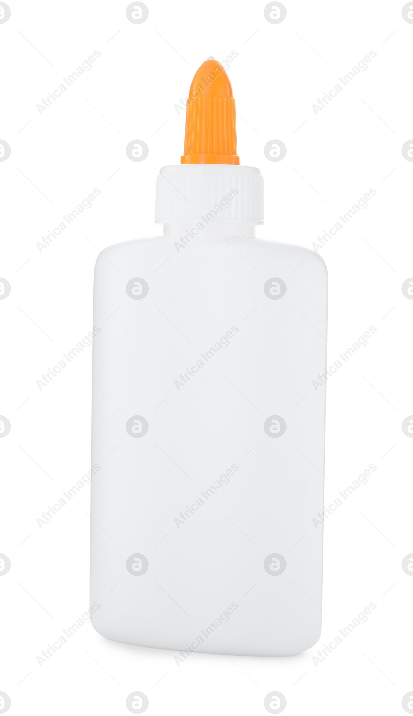 Photo of One bottle of glue isolated on white