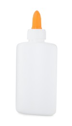 Photo of One bottle of glue isolated on white