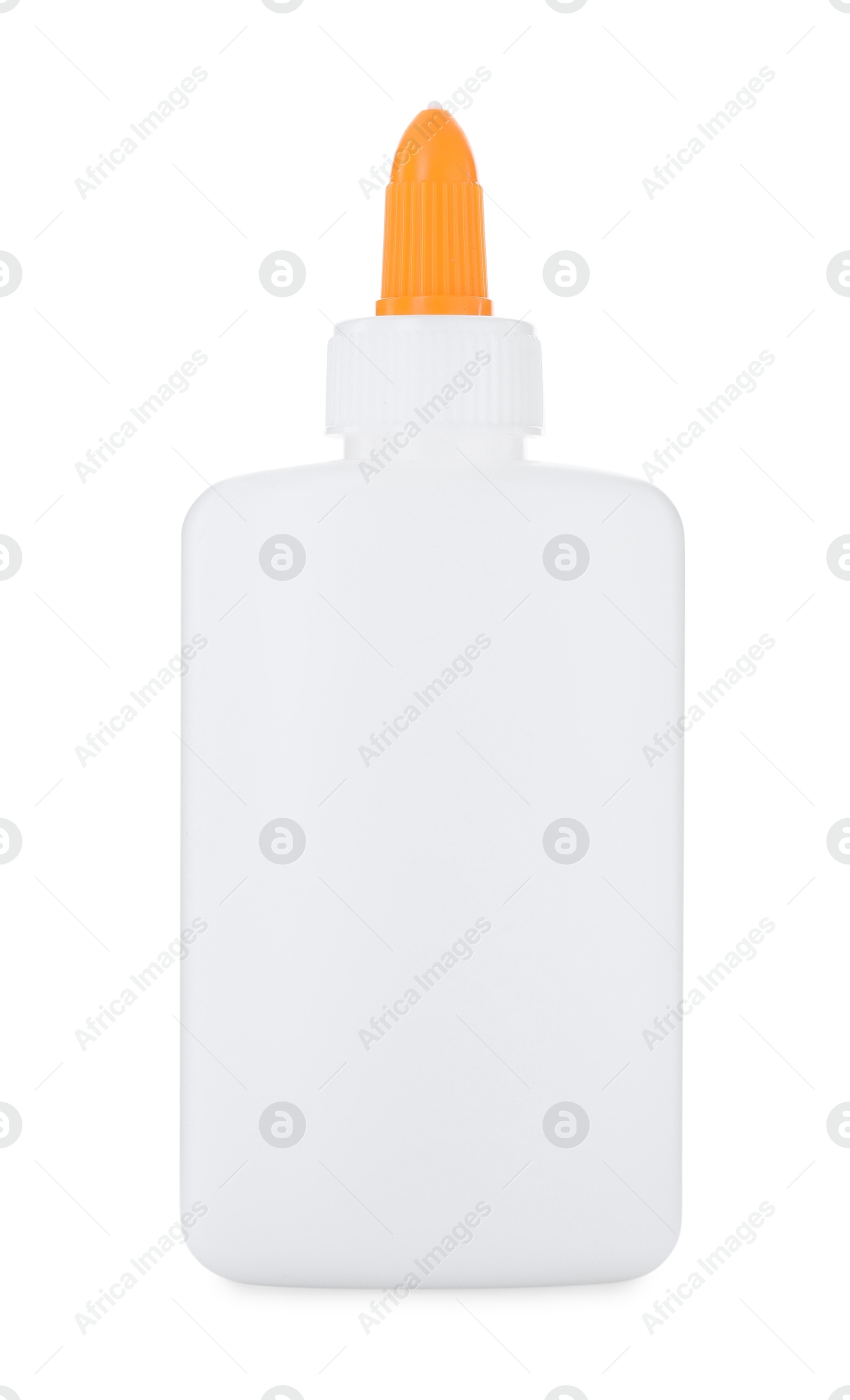 Photo of One bottle of glue isolated on white