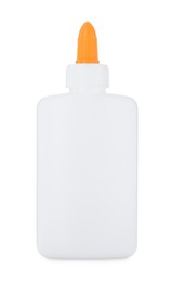 Photo of One bottle of glue isolated on white