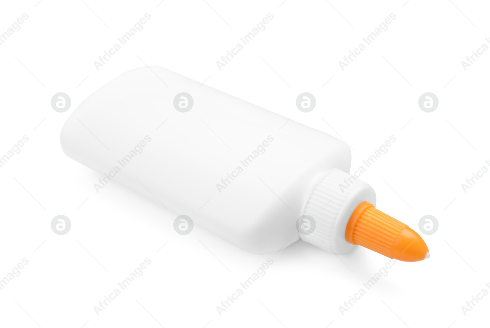 Photo of One bottle of glue isolated on white