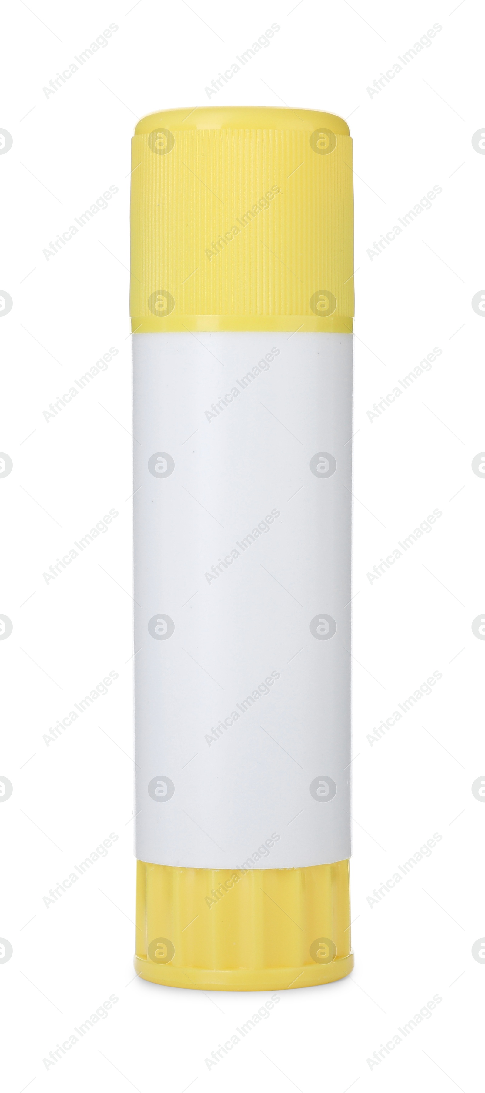 Photo of One glue stick isolated on white. Adhesive material