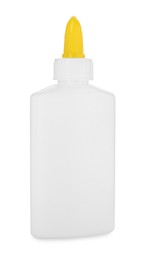 Photo of One bottle of glue isolated on white